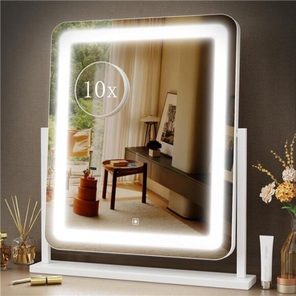 Makeup Vanity Mirror with Lights 15.2" Large LED Lighted Mirror, Hollywood Make - Picture 1 of 7